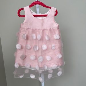 CHARABIA
Pink Tulle Sleeveless Dress